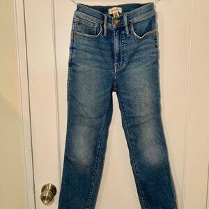 Madewell Stovepipe Jeans - Size 24 P